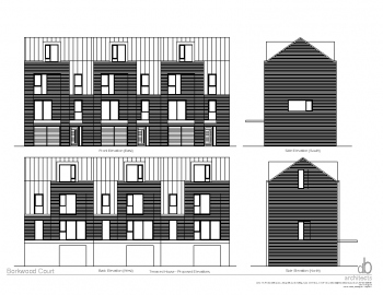 TERRACED HOUSE – PROPOSED ELEVATIONS