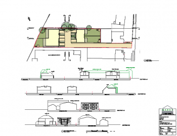 P.51 Prop Site Plan and Cross Sections @ A1